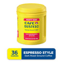 Café Bustelo Espresso Ground Coffee, Dark Roast, 36-Ounce Canister
