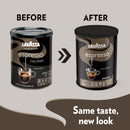 Lavazza Espresso Ground Coffee, Medium Roast, 100% Arabica, 8 oz Tin (Pack of 4)