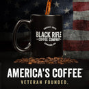 (6 pack) Black Rifle Coffee Company Just Black Keurig K-Cup Pods, Medium Roast, 12 Ct