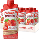 Premier Protein Shake, Strawberries & Cream, 30g Protein, 11 Fl Oz, 12 Ct
