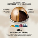 Nespresso Capsules Vertuo, Odacio, Medium Roast Coffee, 30-Count Coffee Pods